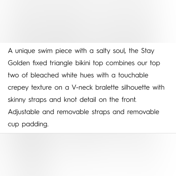 NWT Roxy Bikini Top - Picture 6 of 7